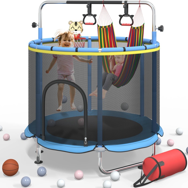 Trampoline Mini Indoor - Trampolina dla maluchów 1,5 m, 8-funkcyjna