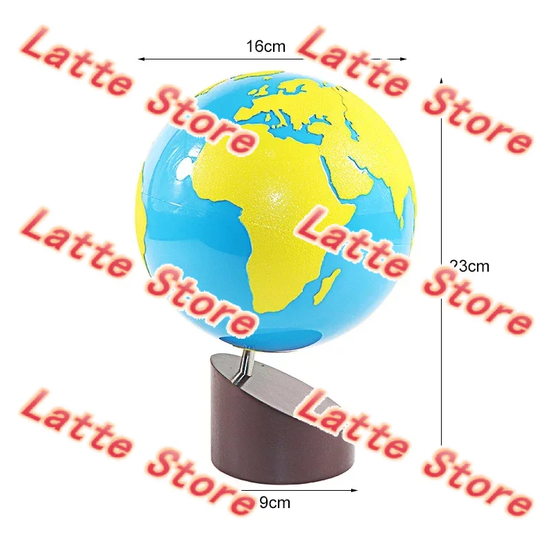 Kids Toys Learning - Globus Kontynentów Montessori, Globus Geograficzny z