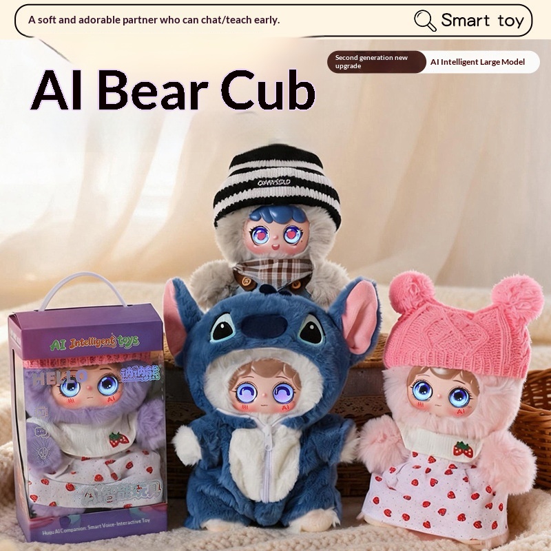 Kids Toys Learning - Pluszowa zabawka AI Bear, inteligentny, mówiący