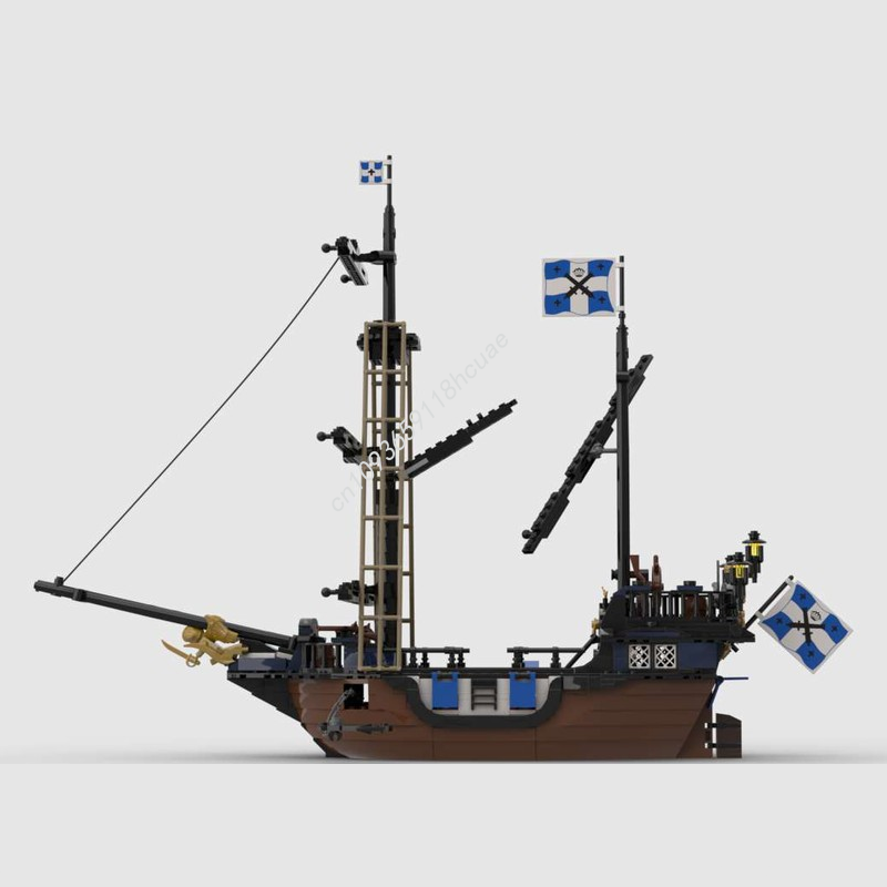Kids Toys Victoria - 779 ELEMENTÓW MOC Piracki statek Victoria