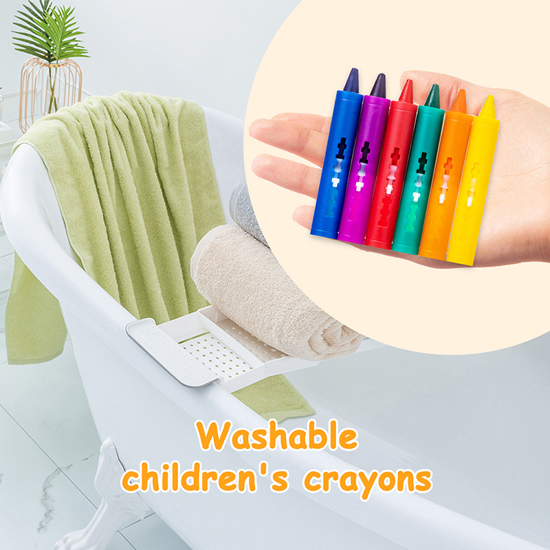 6 kolorów Zmywalne kredki do k – Kids Toys Drawing Easy recenzja i cena
