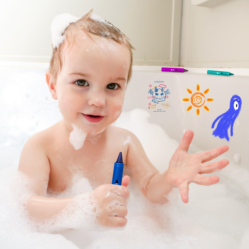 6 szt. Zmywalne kredki do kąpi – Kids Toys Drawing Easy recenzja i cena