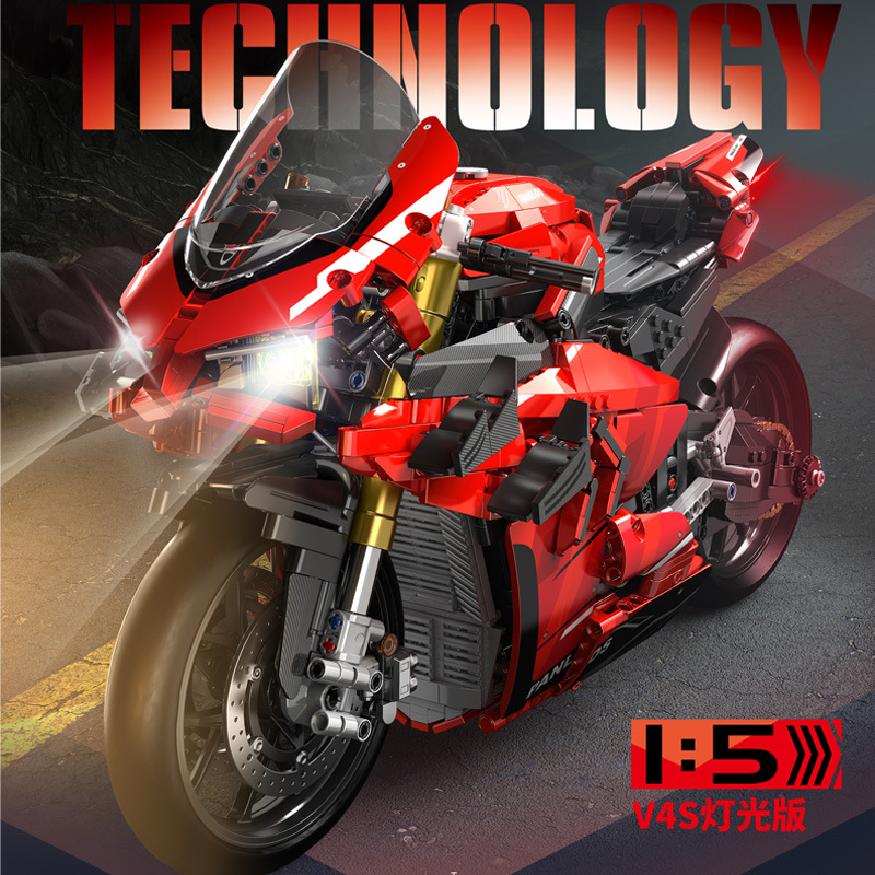 Klocki konstrukcyjne motocykla – Kids Toys Under £5 recenzja i cena