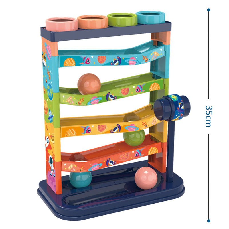 Kolorowe 5-warstwowe zjeżdżaln – Kids Toys Learning recenzja i cena