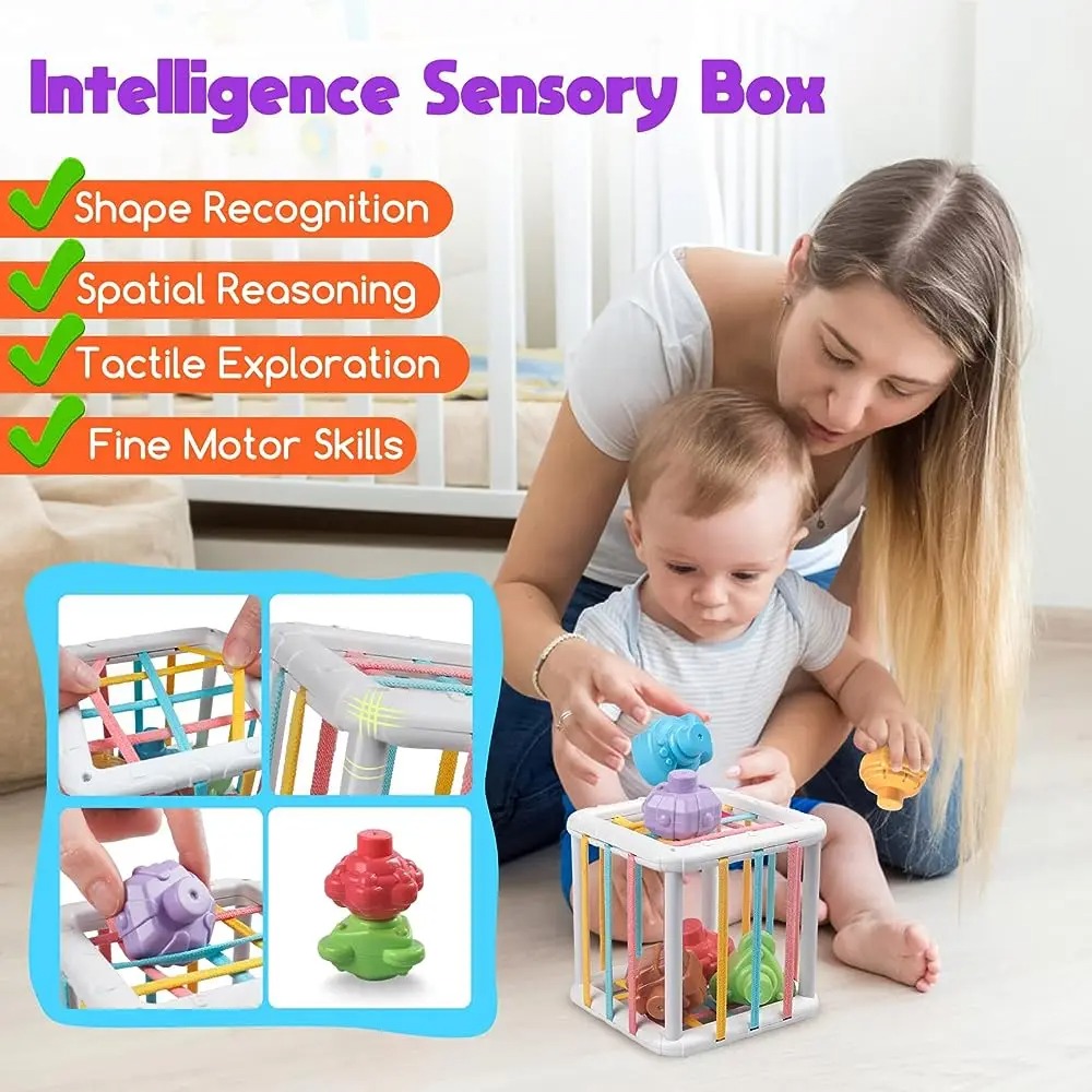 Kolorowa kostka Montessori do  – Kids Toys Learning recenzja i cena