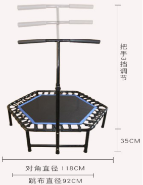 Cicha mini trampolina z regulo – Trampoline Mini Indoor recenzja i cena