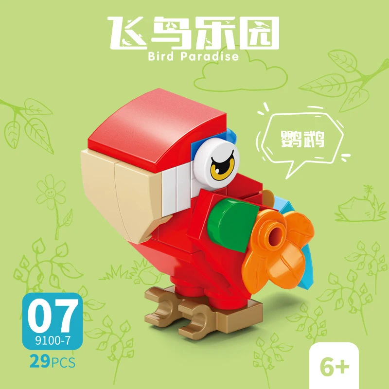 Klocki Zwierzęta Ptak Raj Kruk – Kids Toys Animal recenzja i cena